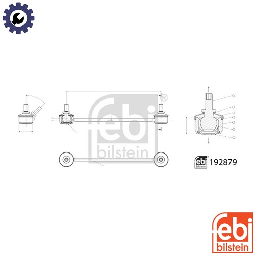 Barra stabilizzatrice asta - stabilizzatrice,