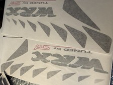 Set 2 decalcomanie laterali e adesivi stivali adesivi Subaru set di 3 adesivi