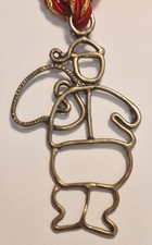 Babbo Natale in argento 800