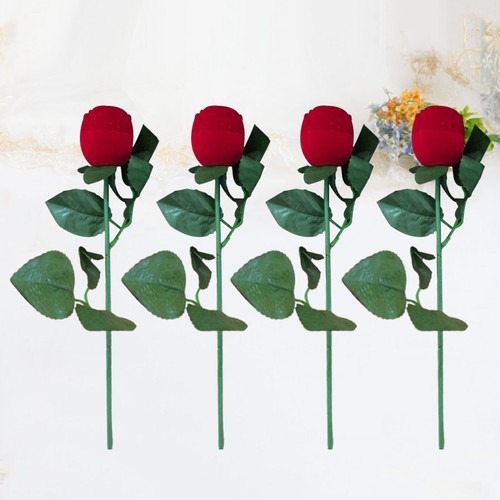 Set pezzi scatole rosa rossa - set, 4