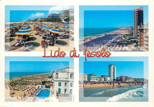 Cartolina lido jesolo - cartolina,