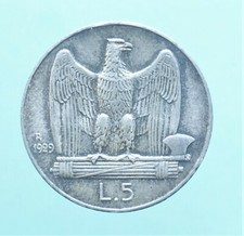 VITTORIO EMANUELE III 5 LIRE
