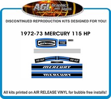 1972 1973  115 HP MERCURY
