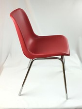 sedia Mono Scocca Pvc ROSSO