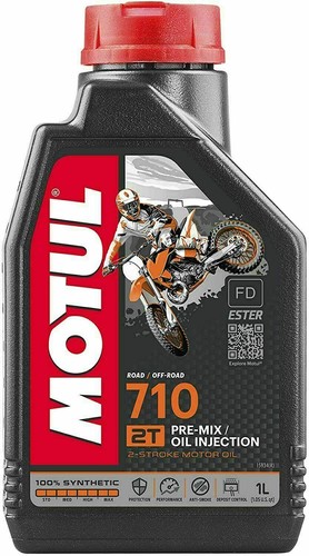 Olio motul 710 - 2t, confezione
