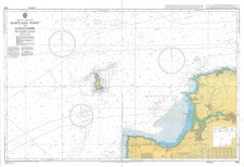 1164 Hartland Punto Ilfracombe Lundy Inghilterra West Coast Carta Mappa Muro