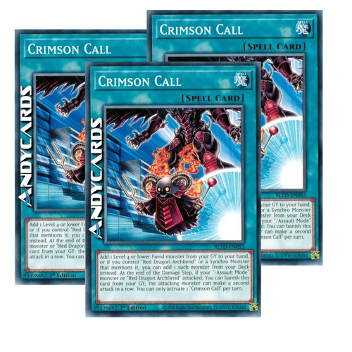 Crimson call richiamo - crimson, •