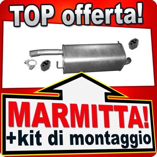 Silenziatore posteriore per