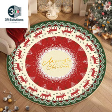 Tappeto Circolare Natalizio