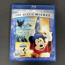 The Best Of Mickey Blu Ray DVD Mickey Mouse Collection w Fantasia
