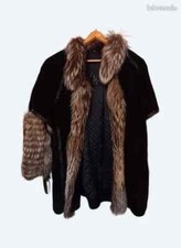 MANTEAU DAIM ET LAPIN