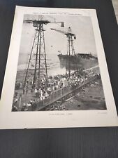 1919 IL VARO A TRIESTE PORTO NAVE TRASPORTO PIAVE CANTIERE SAN ROCCO EPOCA
