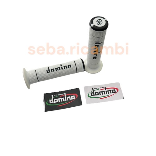 Coppia manopole domino bianco - coppia,