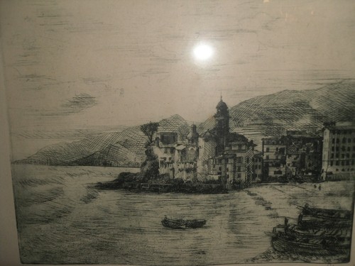 Stampa acquaforte camogli - stampa,