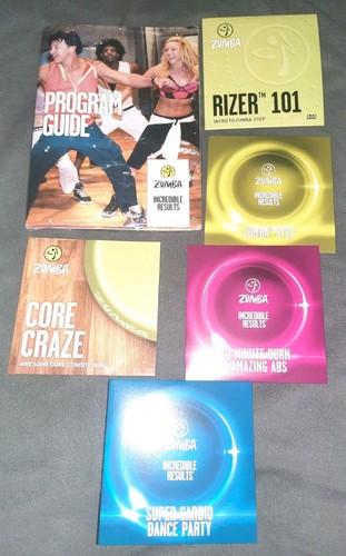 Zumba fitness dvd set 6 - set, of