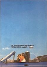 Ford Escort Cabrio depliant