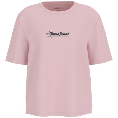 Guess jeans shirt rosa - guess, con