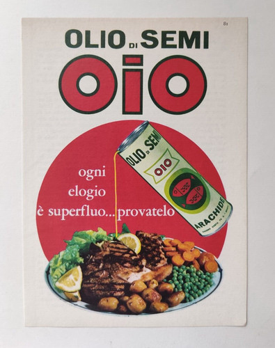 Pubblicita oio olio semi - di,
