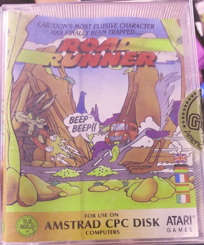 Road runner - road, gold