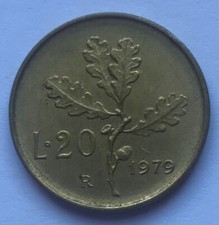Rara moneta da 20 Lire, anno