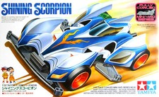 TAMIYA 1:32 MINI 4WD - SHINING SCORPION FULLY COWLED SERIES CON MOTORE ART 19416