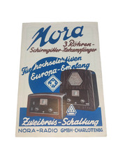 Pubblicità di Radio Nora anni