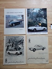 Pininfarina Fiat, Alfa Romeo  ^ Pubblicità Advertising Lotto 7 Pz.4