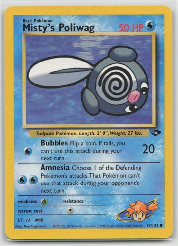 Misty poliwag 132 - misty's, 89/132