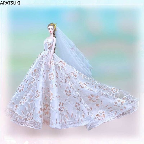 Abito sposa bianco dorato - abito,