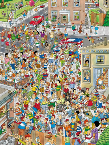 Puzzle 1000 pezzi bloc - bloc, party
