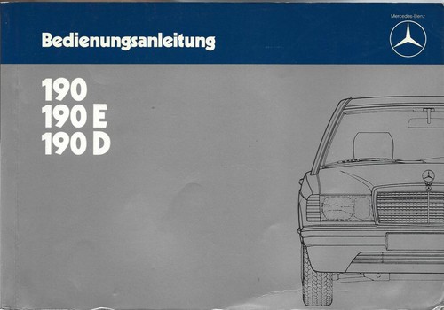 Mercedes 190 manuale uso - 190,
