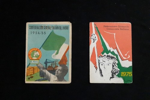 Tessere l 1954 - tessere,