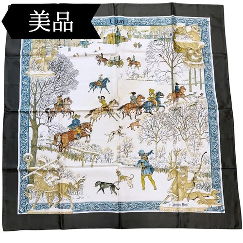Sciarpa hermes silk calé - calé, 90