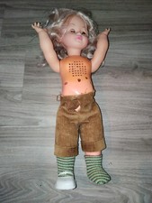 Poupée Michela martine  Calbar Italie 48cm vintage meca disque gabar