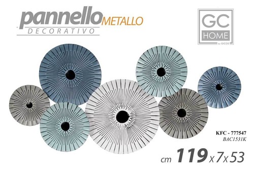 Quadro metallo parete pannello - metallo,