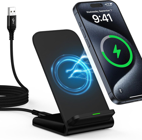 Caricabatteria wireless w - caricabatteria,