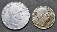 ITALY lot of 2 coins 50