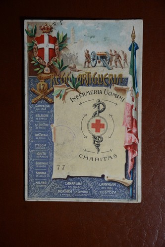 Cartolina militare sanità - cartolina,