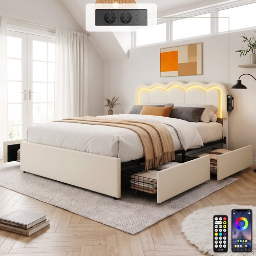 Letto imbottito 140x200 letto