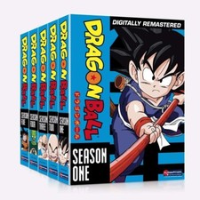 DRAGON BALL THE COMPLETE CARTOON ANIMATION SERIES SEASONS 1-5 DVD 25-DISC SET