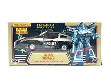 Takara Diaclone Police Car Fairlady Z Car Robot n.13 Real Robo 1980 # CQ