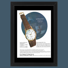 Anni ' 60  * Pubblicità Originale "Longines, Flagship Automatic" Cornice