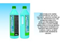 DISGORGANTE PROFESSIONALE PER WATER LAVANDINI SCARICHI LT.1 DISSOL PLUS+CHLOR