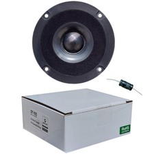 1 MONACOR DT-105 dome tweeter nero 30 watt rms da 10 cm + condensatore omaggio