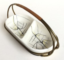 Antipastiera, salsiera ceramica vintage 1950, raro marchio Laveno mulino a vento