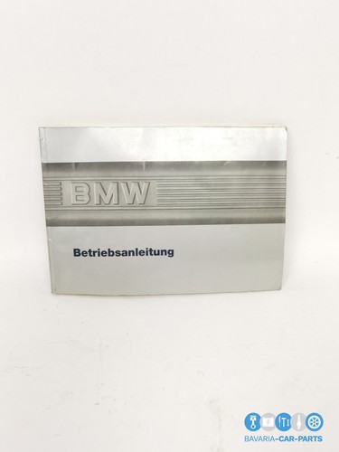 Manuale originale bmw e30 1987 - manuale,