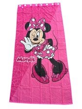 Coppia Tende Velata 2 Pannelli Con Anelli Disney Minnie 140x290 cm Cameretta