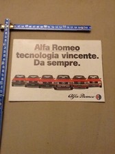DEPLIANT VINTAGE ALFA ROMEO