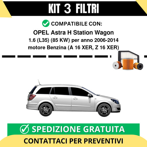 Kit filtri risparmio per - 3,