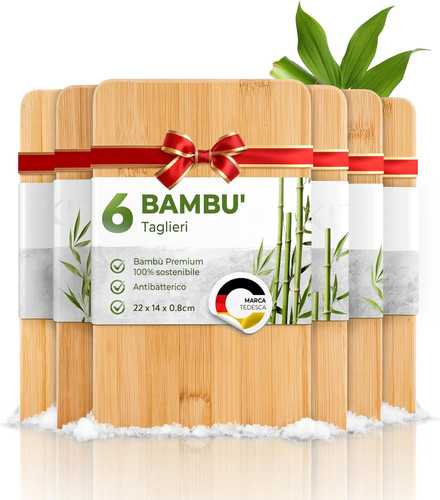 Tagliere in bambù - tagliere,
